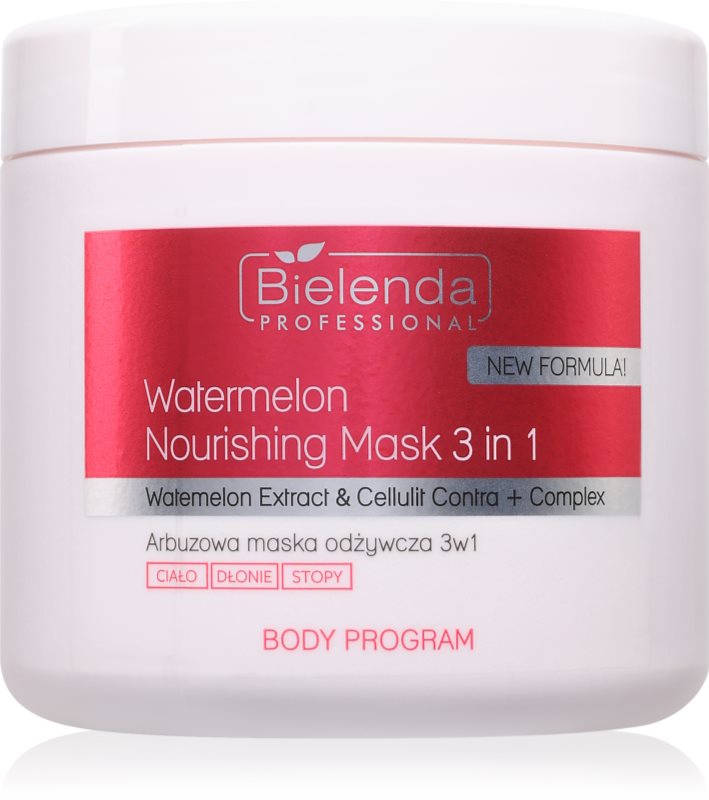 Bielenda Professional Body Program Watermelon Nourishing Mask 3in1 masca pentru hidratare intensiva pentru corp 600 ml
