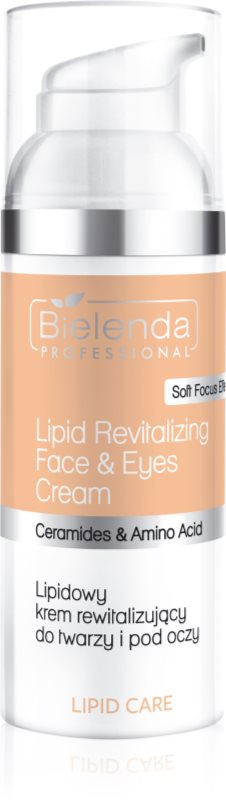 Bielenda Professional Lipid Care Revitalizing Face & Eyes Cream crema revitalizanta pentru fata si zona ochilor 50 ml