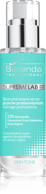 Bielenda Professional Supremelab Skin Tone ser pentru depigmentare pentru uniformizarea nuantei tenului 30 ml