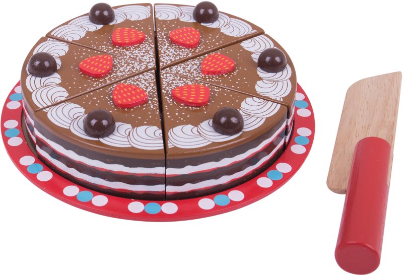 Bigjigs Toys Chocolate Cake jucărie cu activități 3y+ 1 buc