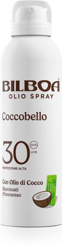 Bilboa Coccobello spray solar cu ulei de cocos SPF 30 150 ml