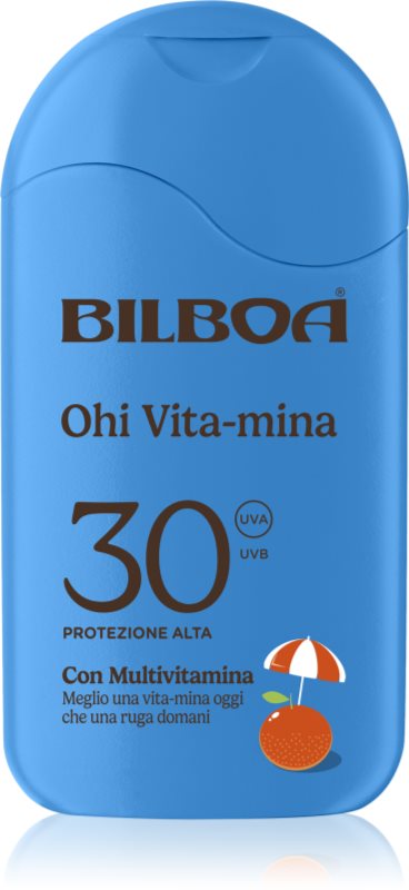 Bilboa Ohi Vitamina Latte loțiune pentru plaja cu vitamine SPF 30 200 ml