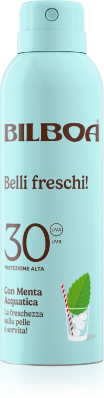 Bilboa Belli Freschi spray solar cu menta SPF 30 150 ml