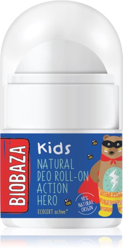 BIOBAZA Action Hero Deodorant roll-on pentru copii 30 ml