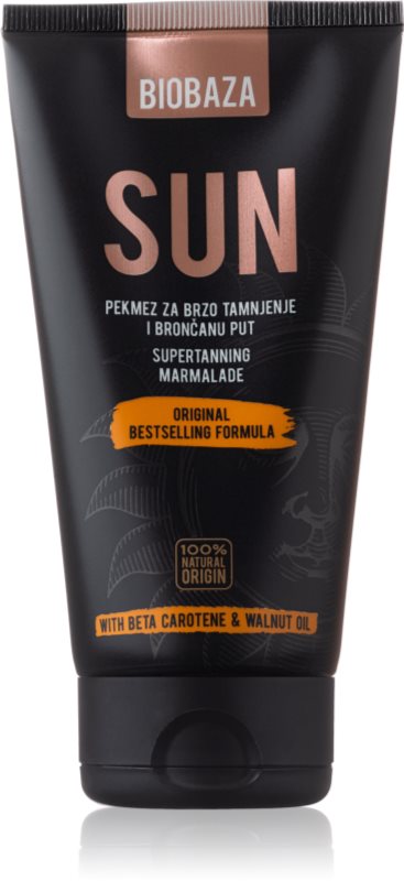BIOBAZA Sun cremă pentru plaja pentru intensificarea bronzului 150 ml