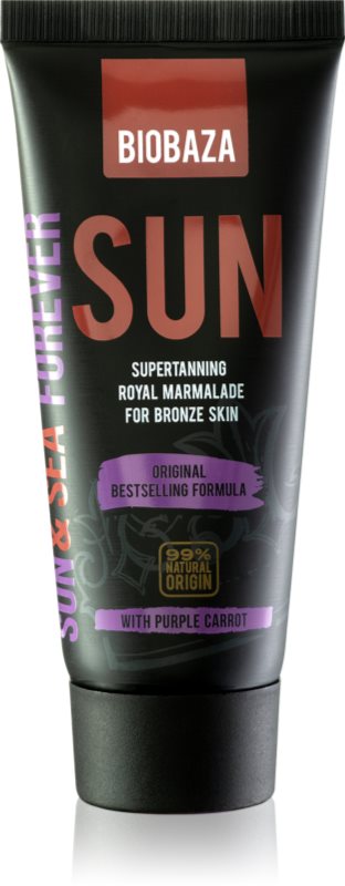 BIOBAZA Sun cremă pentru plaja cu beta-caroten 30 ml