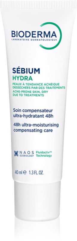 Bioderma Sébium Hydra cremă hidratantă pentru piele uscata si iritata in urma tratamentului antiacneic 40 ml