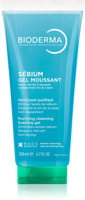 Bioderma Sébium Gel Moussant gel de curățare pentru ten gras și mixt