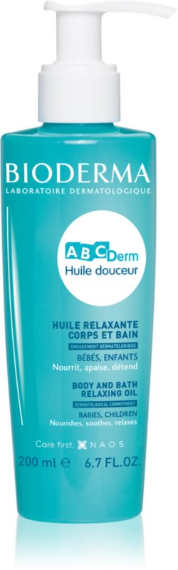 Bioderma ABC Derm Relaxing Oil ulei pentru corp pentru copii 200 ml