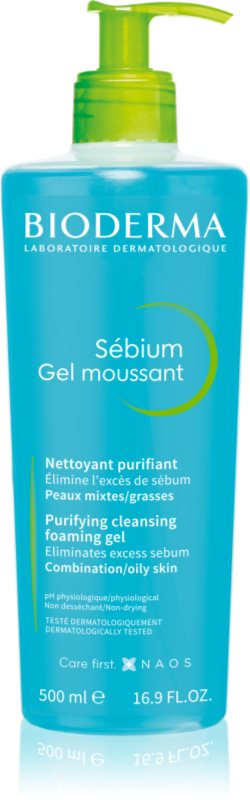 Bioderma Sébium Gel Moussant gel de curățare pentru ten gras și mixt