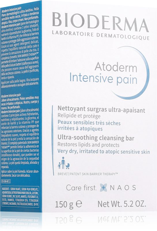 Bioderma Atoderm Intensive sapun pentru curatare pentru pielea uscata sau foarte uscata 150 g