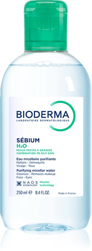 Bioderma Sébium H2O apa cu particule micele pentru ten gras și mixt