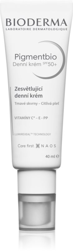 Bioderma Pigmentbio Daily Care SPF 50+ crema de albire pentru petele pigmentare SPF 50+ 40 ml