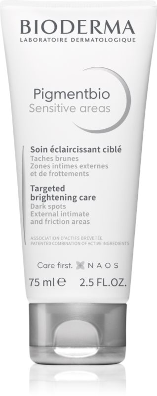 Bioderma Pigmentbio Sensitive Areas cremă de corp, cu efect de iluminare impotriva petelor intunecate 75 ml