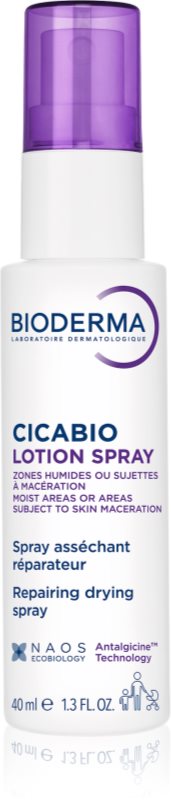 Bioderma Cicabio Lotion Spray Spray de uscare și calmare pentru piele iritata 40 ml