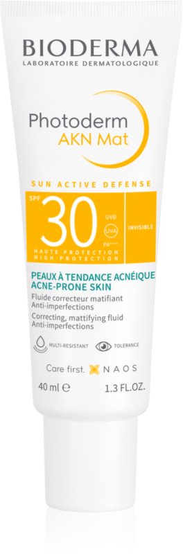Bioderma Photoderm AKN Mat protective fluid SPF 30 40 ml