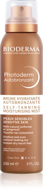Bioderma Photoderm Autobronzant spray auto-bronzant cu efect de hidratare 150 ml