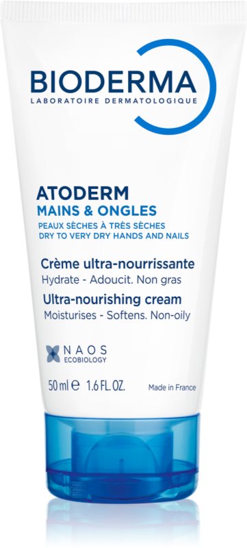 Bioderma Atoderm Cream Hand & Nails crema de maini pentru piele foarte sensibila sau cu dermatita atopica 50 ml