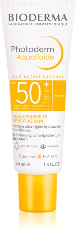 Bioderma Photoderm Aquafluid crema protectoare pentru fata SPF 50+ 40 ml