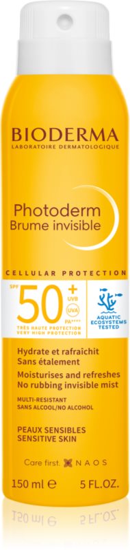 Bioderma Photoderm Brume Invisible spray pentru plajă SPF 50+ 150 ml