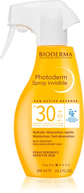Bioderma Photoderm Spray SPF 30 spray facial revigorant cu protecție solară SPF 30 300 ml