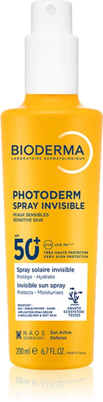 Bioderma Photoderm Invisible Spray SPF50+ spray solar SPF 50+ 200 ml