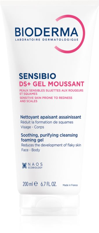 Bioderma Sensibio DS+ Gel Moussant gel de curățare pentru piele sensibilă 200 ml