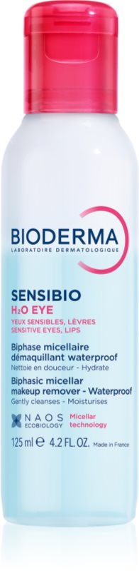 Bioderma Sensibio H2O Eye apa micelara 2 in 1 pentru ochi si buze 125 ml