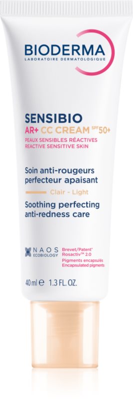 Bioderma Sensibio AR+ crema CC SPF 50+ 40 ml