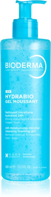 Bioderma Hydrabio Gel Moussant gel micelar de curățare cu efect de hidratare 400 ml