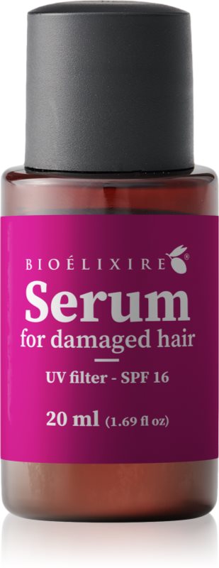 Bioélixire Serum For Damaged Hair ser fara clatire pentru păr uscat și deteriorat cu filtru UV 20 ml