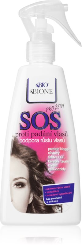 Bione Cosmetics SOS Spray pentru o crestere sanatoasa a parului inca de la radacini 200 ml