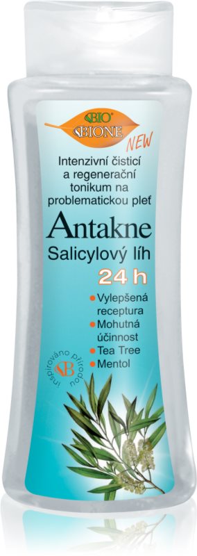 Bione Cosmetics Antakne alcool salicilic pentru ten gras si problematic 255 ml