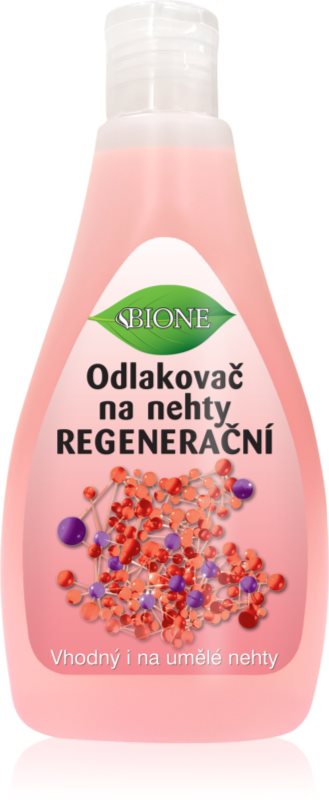 Bione Cosmetics Nail Polish Remover dizolvant pentru oja cu keratina 200 ml