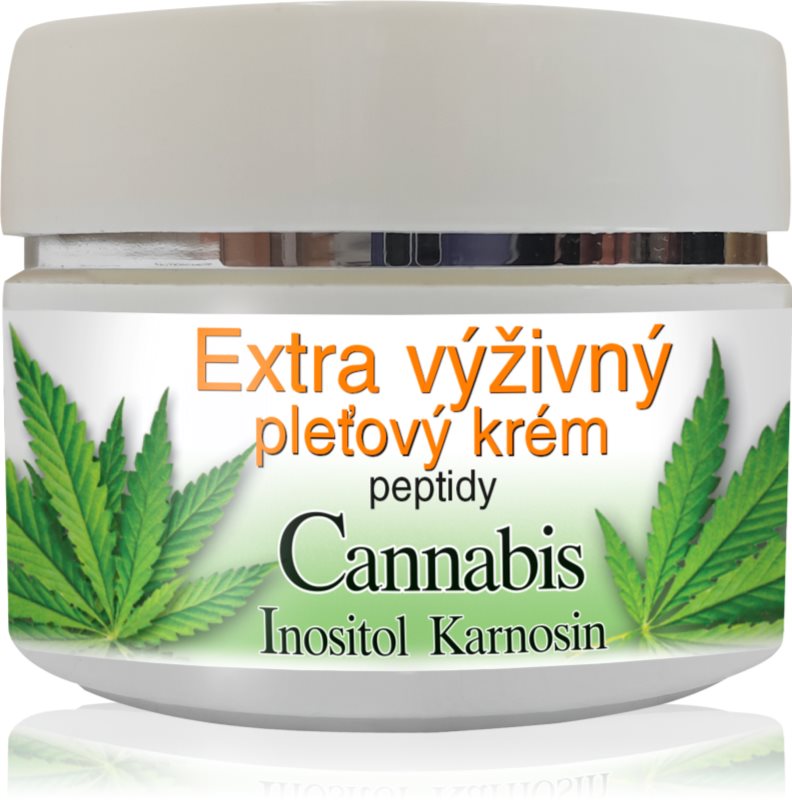 Bione Cosmetics Cannabis with Peptides Crema nutritiva pentru fata 51 ml