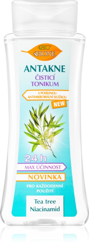 Bione Cosmetics Antakne tonic pentru curatare pentru ten gras si problematic 255 ml