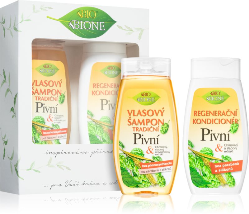 Bione Cosmetics Pivní set cadou pentru păr