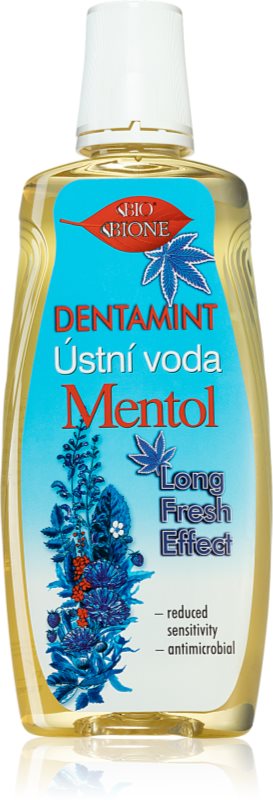 Bione Cosmetics Dentamint Menthol apă de gură 500 ml