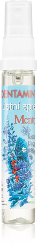 Bione Cosmetics Dentamint Menthol spray de gura pentru o respirație proaspătă 27 ml