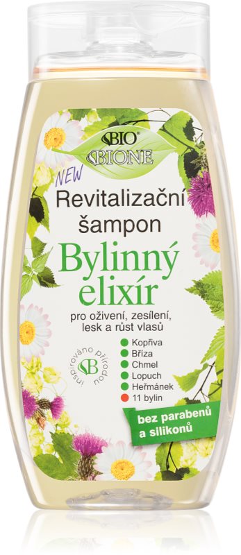 Bione Cosmetics Herbal Elixir sampon revitalizant 260 ml