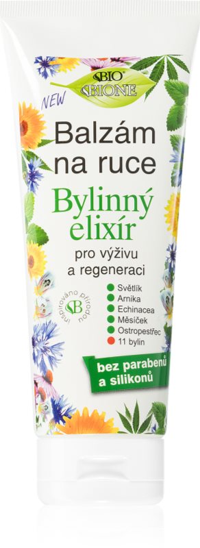 Bione Cosmetics Herbal Elixir balsam pentru maini 205 ml