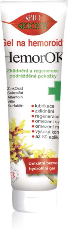 Bione Cosmetics HemorOK gel pentru hemoroizi 100 ml
