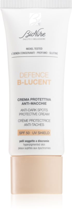 BioNike Defence B-Lucent crema protectiva impotriva petelor pigmentare SPF 50 40 ml