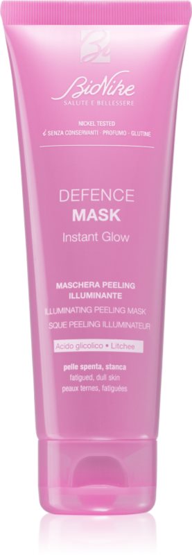 BioNike Defence Mask masca radianta pentru peeling pentru ten obosit 75 ml