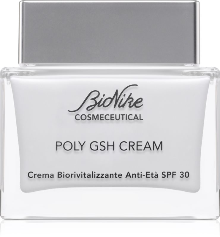 BioNike Cosmeceutical POLY GSH CREAM crema regeneratoare anti-imbatranire SPF 30 50 ml