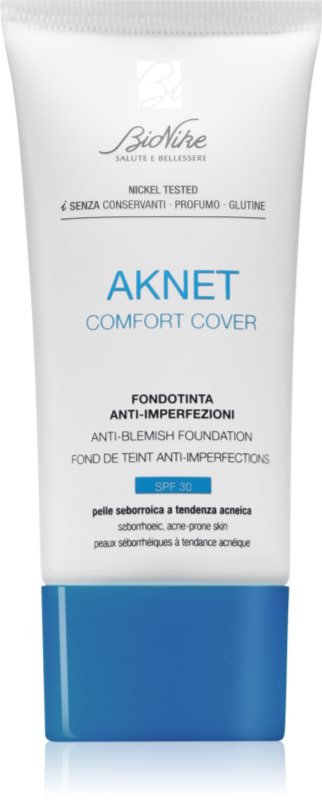 BioNike Aknet Comfort Cover acoperire make-up pentru pielea problematica