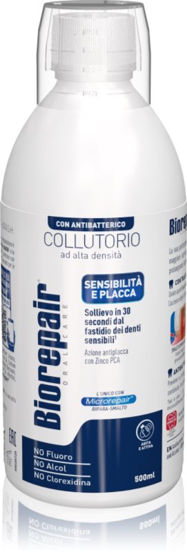 Biorepair Mouthwash 3 in 1 apa de gura antiplaca 500 ml