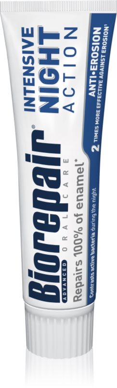 Biorepair Advanced Intensive Night tratament de noapte intensiv pentru refacerea smaltului dintilor 75 ml