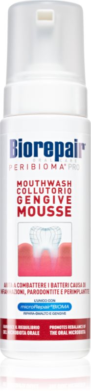 Biorepair Peribioma Mousse Mouthwash apă de gură 200 ml