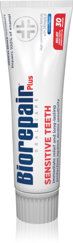 Biorepair Plus Sensitive Teeth pastă de dinți pentru dinti sensibili 75 ml